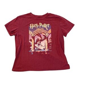 Harry Potter And The Sorcerers Stone Kids Red Graphic T-Shirt